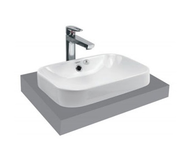 Chậu Lavabo Bán Âm – Thiết Kế Hiện Đại, Sứ Trắng Cao Cấp | 1Depot