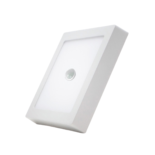 Đèn Led cảm biến 12W MPE SSPL-12T/MS ánh sáng trắng, loại vuông gắn trần nổi