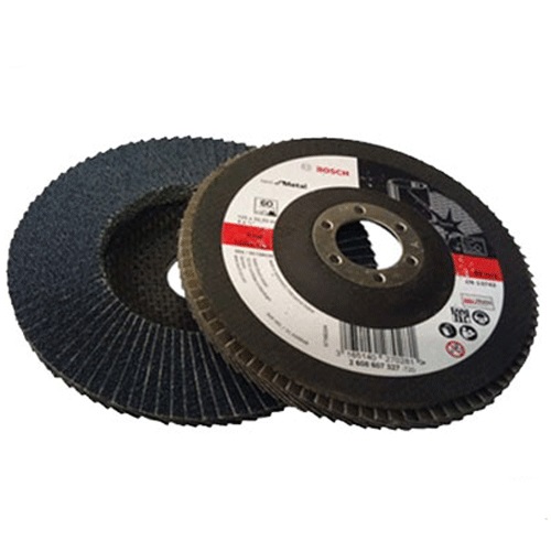 Đĩa nhám xếp alox BOSCH 2608601689 A60, đường kính 125 x 22.2mm