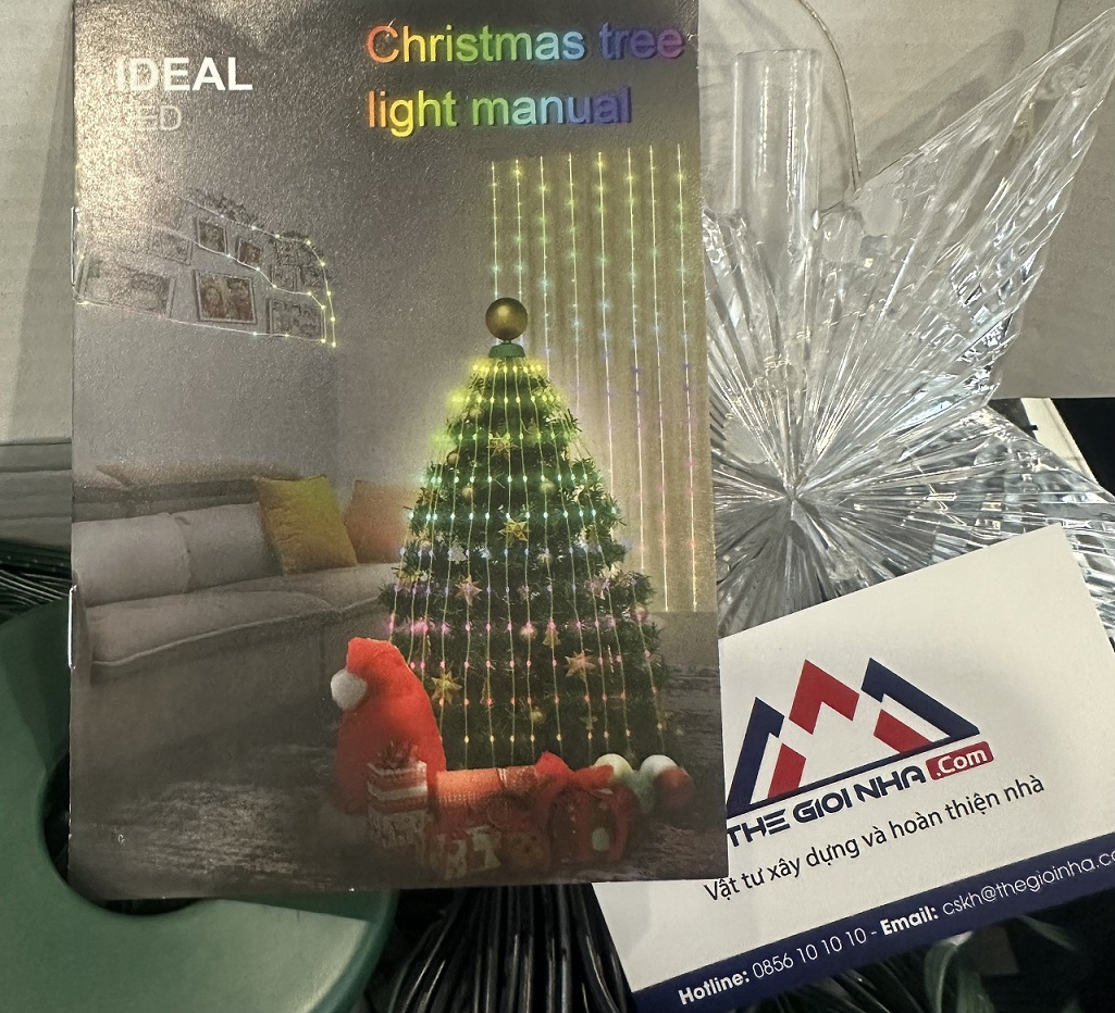 Cây thông ma trận trang trí Noel 2.4m
