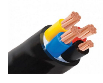 Cáp điện lực hạ thế ruột đồng 4 lõi cvv 4x6mm2 màu đen, cách điện pvc, vỏ pvc, giá tính theo mét