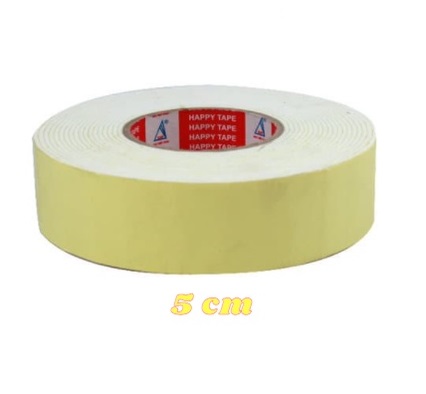 Băng keo xốp vàng 2 mặt 5cm 5F