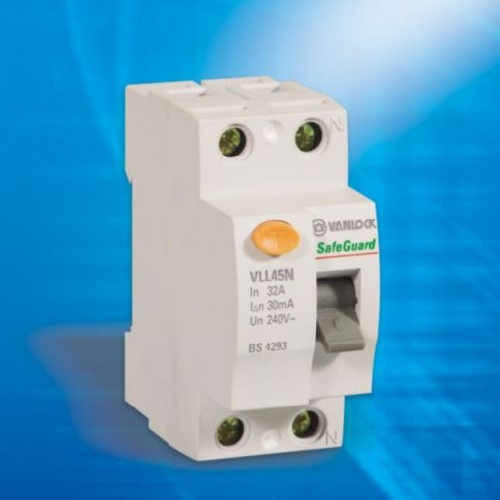 Cầu dao chống rò RCCB 2C 32A 30mm Sino VLL45N/2032/030