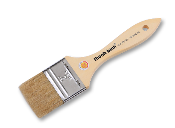 Cọ mãnh lông trắng 1inch/2.5cm 1MT10 Thanh Bình