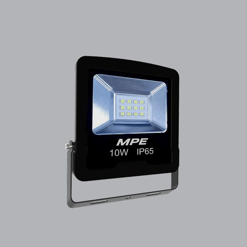 Đèn Led pha MPE FLD5-10V, 10W, 104x128x27mm, ánh sáng vàng