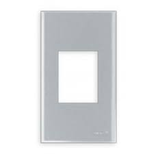 Mặt dùng riêng cho ổ đơn 3 chấu Panasonic  WEG680290MW/WEV680290MW, màu trắng ánh kim