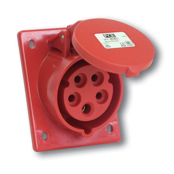 Ổ cắm gắn âm loại không kín nước dạng thẳng PCEF324-6 (IP44)