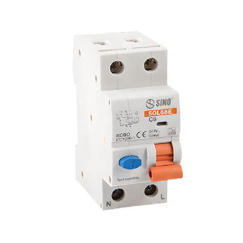 Cầu dao chống giật RCBO 2C 32A SOL68M(E)/2032/030 SN Sino SOL68M(E)/2032/030 SN