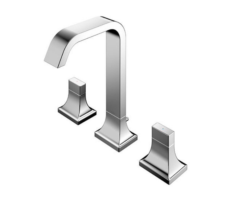Vòi Lavabo TOTO TLG08201B  3 Lỗ, Tay Vặn, Có Xả