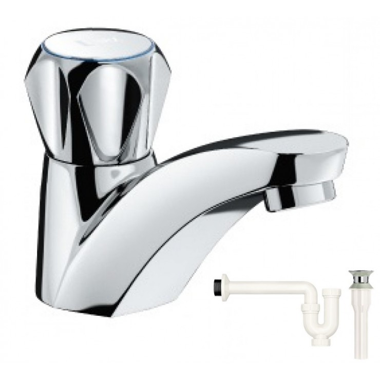 Vòi Lavabo lạnh INAX LFV-12AP Tay xoay, Thân ngắn