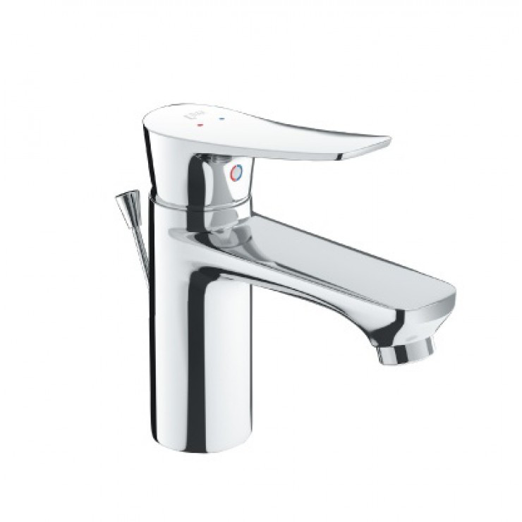 Vòi Lavabo Inax LFV-502S Nóng lạnh, Đồng mạ Cr/Ni, Series 500