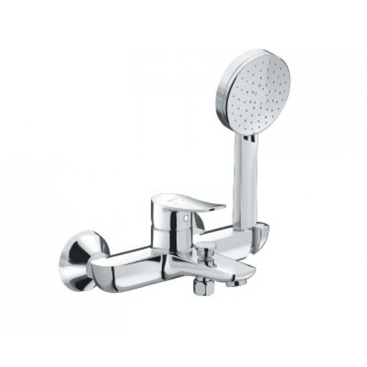 Vòi sen tắm nóng lạnh Inax BFV-503S, series 500, mạ crom bền đẹp
