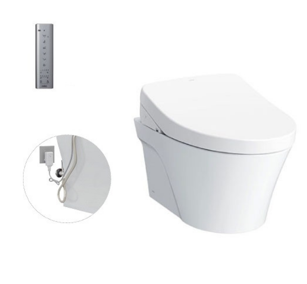 Bộ Bồn cầu Treo Tường AVANTE TOTO CW822RA + Nắp rửa điện tử WASHLET Cao cấp