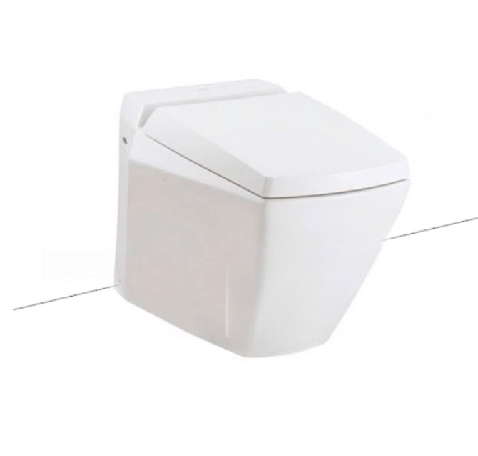 Bồn cầu treo tường, nắp đóng êm Toto CW681. Hệ thống xả Siphon