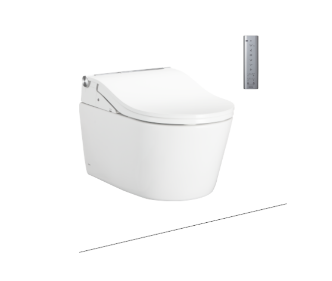 Bộ Bồn cầu Treo Tường TOTOHME5UNW1/TCF801CZ/WH172AT + Nắp rửa điện tử WASHLET RW