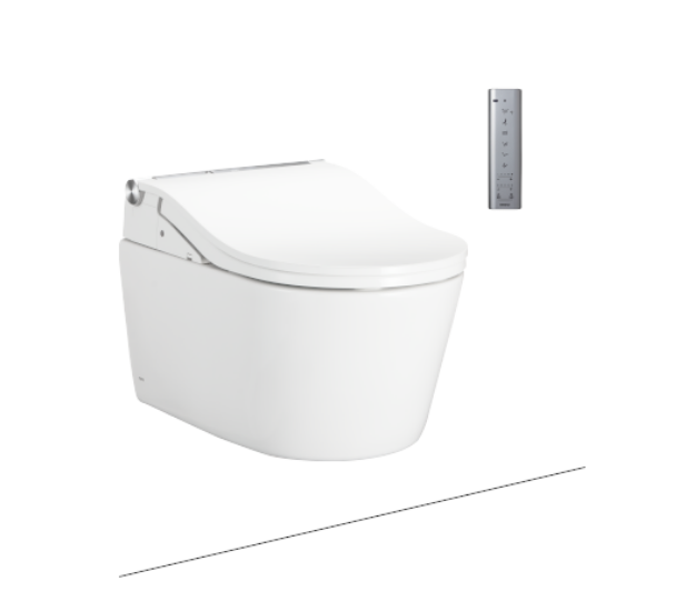 Bộ Bồn cầu Treo Tường TOTO HYBRID CW542HME5UNW1 + Nắp rửa điện tử WASHLET RW