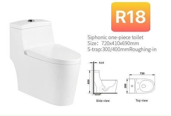 Bồn Cầu 1 Khối LUCO R 018