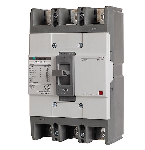 Cầu dao điện MCCB 400A 65KA, LS ABS403c, loại khối 3 Pha