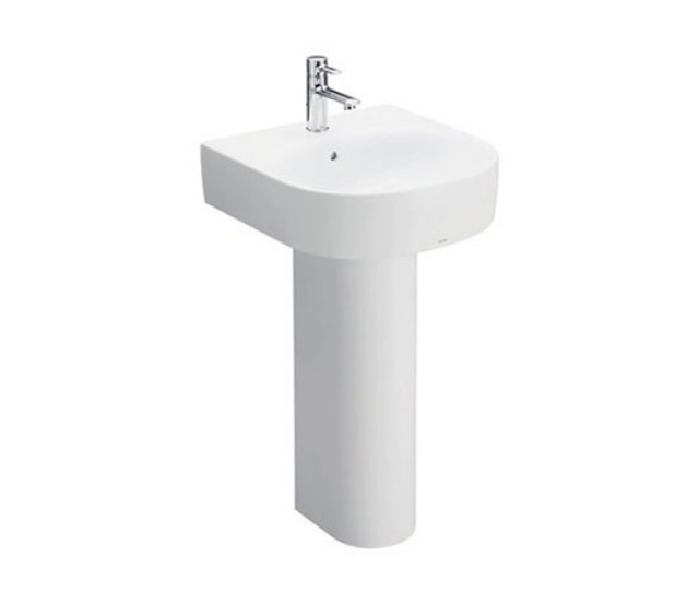 Lavabo chân dài Toto LPT766 sứ cao cấp, thiết kế tinh tế