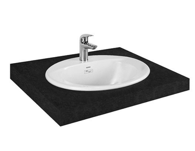 Chậu Lavabo TOTO L501C Đặt Dương, Sứ Cao Cấp