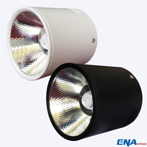 Đèn lon 12W Ø100xH100 LOA ENA series LOA12-100/CB(V), ánh sáng vàng