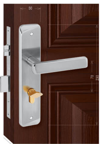Khoá cửa thông phòng - Hợp kim Việt Tiệp 04335
