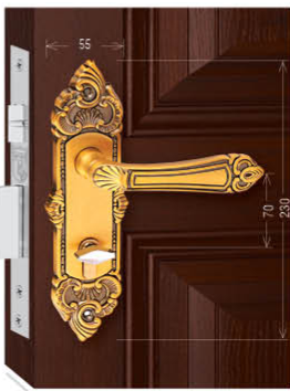 Khoá cửa thông phòng - Hợp kim Việt Tiệp 04342