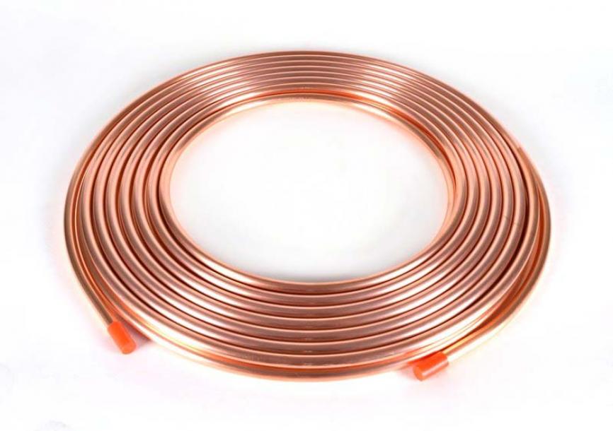 Ống đồng máy lạnh phi 6 Toàn Phát Ø6.35, dày 0.61mm, 15m/cuộn