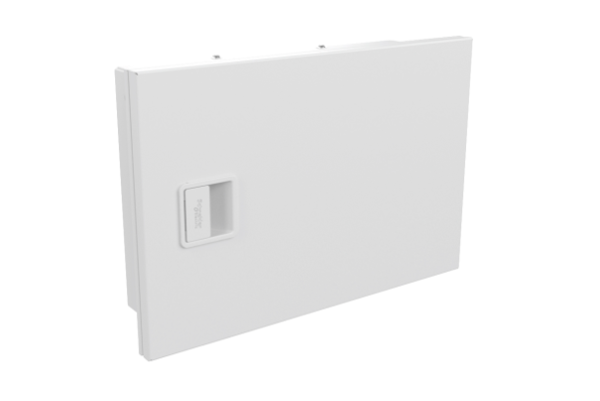 Tủ điện kim loại 4 module Acti9 Schneider A9HESN04, kích thước 221x224x98 mm