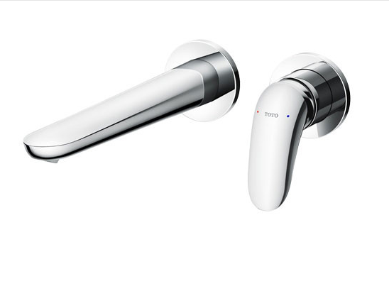 Vòi Lavabo Nóng Lạnh TOTO TLS03308B Gắn Tường, Cần Dài