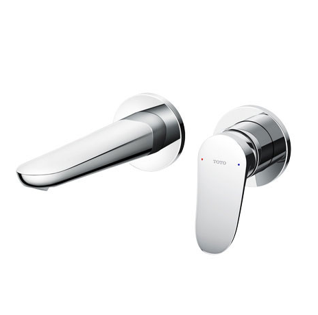 Vòi Lavabo Nóng Lạnh TOTO TLS04308B Gắn Tường, Cần Ngắn