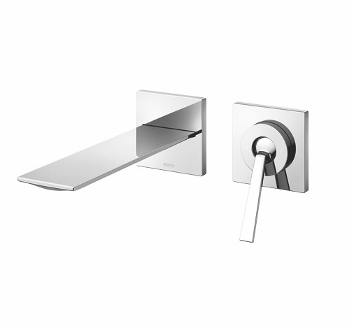 Vòi Lavabo Nóng Lạnh TOTO TLP02309B Gắn Tường, Cần Ngắn