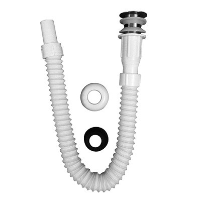 Xi Phông Chậu Rửa Khúc Trắng Luco XPCRM-06 Đầu Mạ