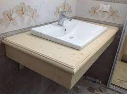 Bàn đá lavabo Luco Nhú Vàng 5x7
