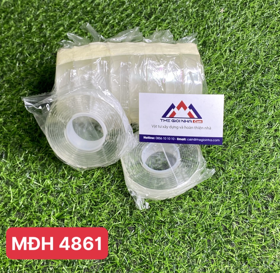 Băng keo 2 mặt siêu dính 2.4cm x 2m dày 2mm