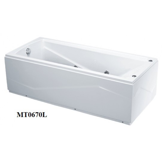 Bồn Tắm Massage 1.7m Chân Yếm CAESAR MT0670L Thủy Lực
