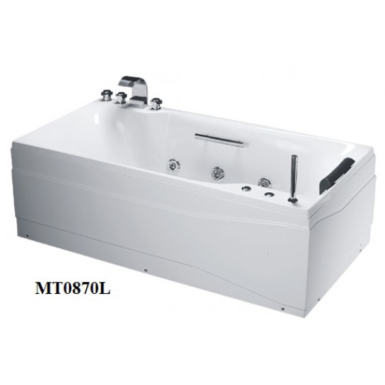 Bồn Tắm 1.7M Chân Yếm, Thủy Lực CAESAR MT0870L