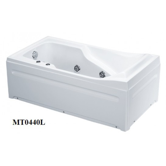 Bồn Tắm Massage Thủy Lực Xây CAESAR MT0440L(R) 1.4M Lắp Âm