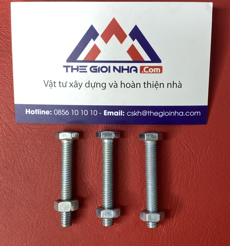 Bu lông 6F 6x40mm đóng gói 100g/500g/1kg