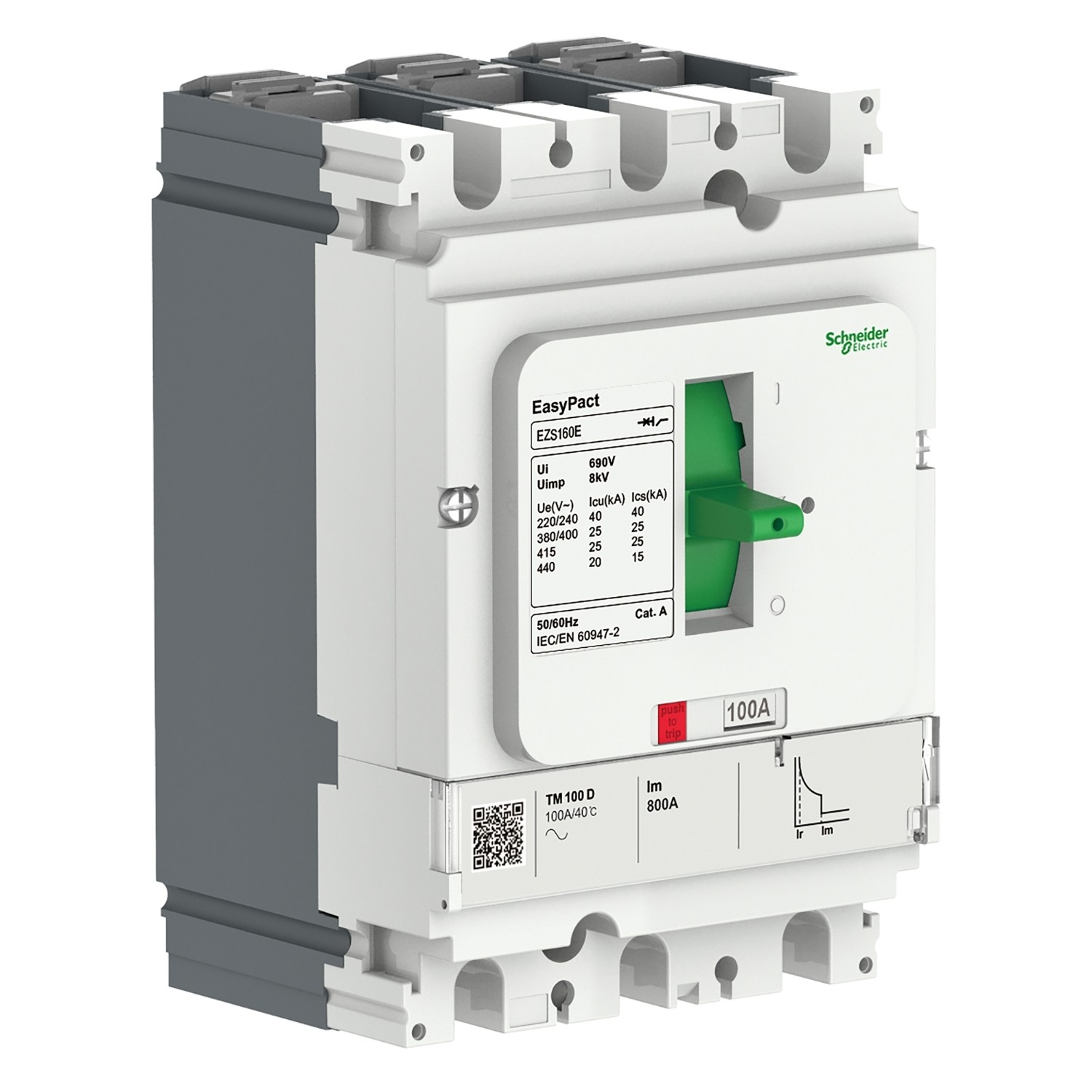 Cầu dao tự động dạng khối MCCB Easypact EZS400F/630F, 4P 36kA @380/415V, 315A Schneider EZS400F4315