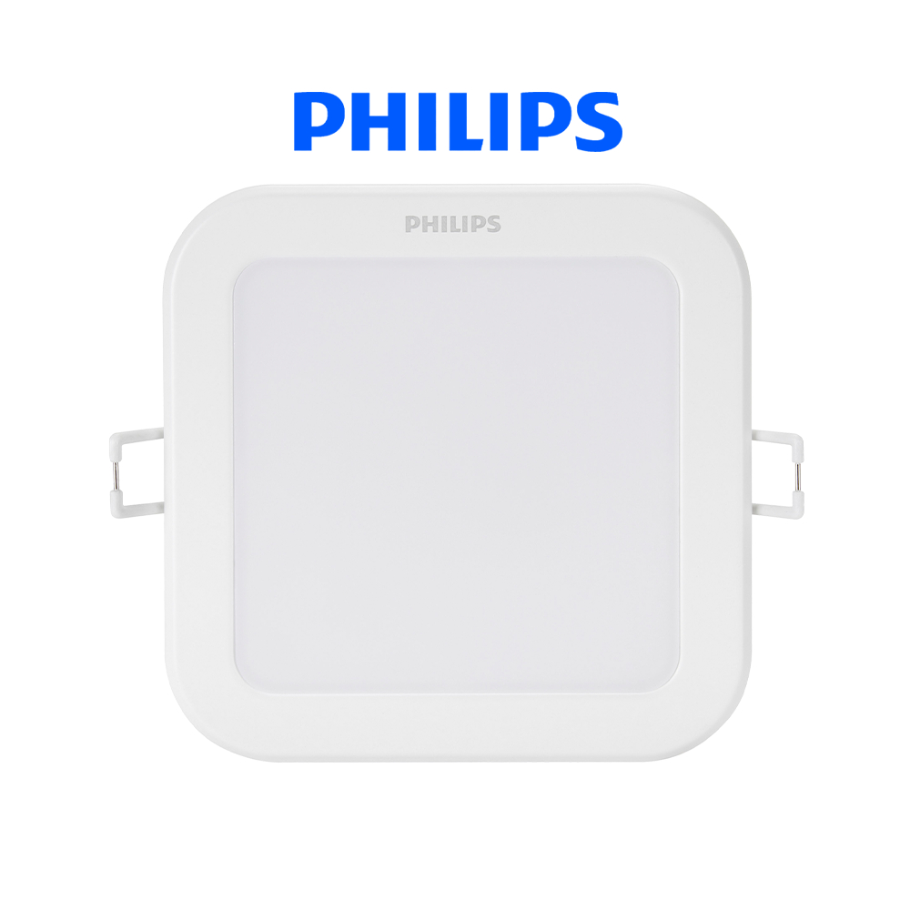 Downlight Led Philips DN027B G2 LED9 4000K L125 10W Vuông, ánh sáng trung tính, 24 cái/thùng