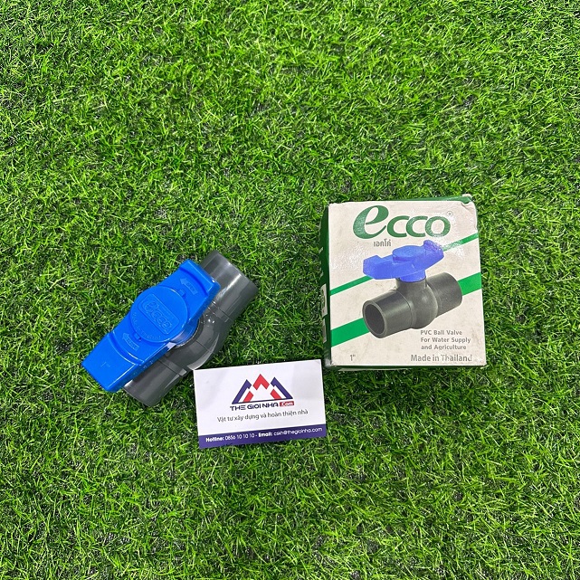 Van không ren Ø34 PVC Ecco
