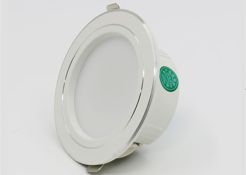 Đèn led downlight âm trần ngôi sao viền bạc 5W, Ø70-85, kích thước D100*H40, Kosoom DL-KS-VB-5, ánh sáng trung tính