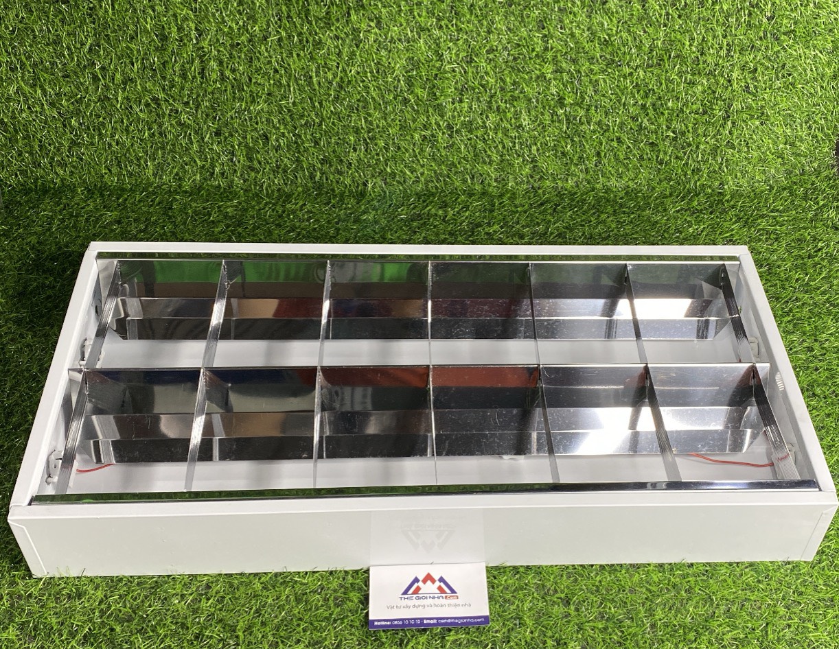 Máng đèn huỳnh quang 0.6m loại 2 bóng