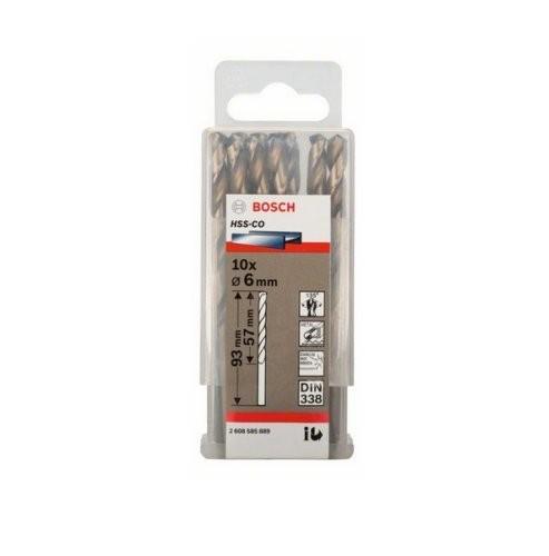 Mũi khoan INOX 2.5mm HSS-Co Bosch 2608585875, hộp 10 mũi