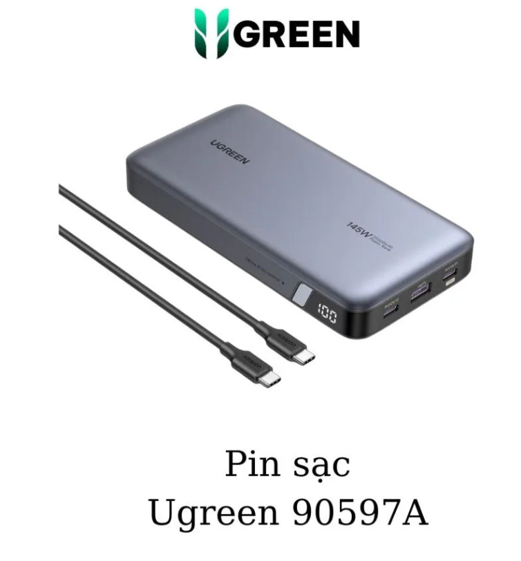 Pin sạc dự phòng Ugreen 25000mAh 145W