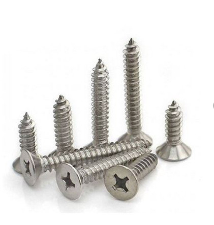 Vít bắn gỗ, vít bắt tắc kê đầu bằng, kích thước 4x50, Inox 304