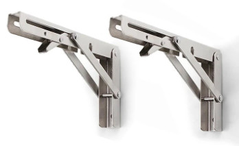 Bộ giá đỡ ke bàn gấp treo tường inox 40cm
