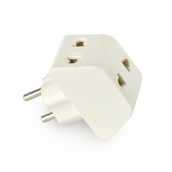 Đầu nối 3 cửa Sopoka P12 trắng