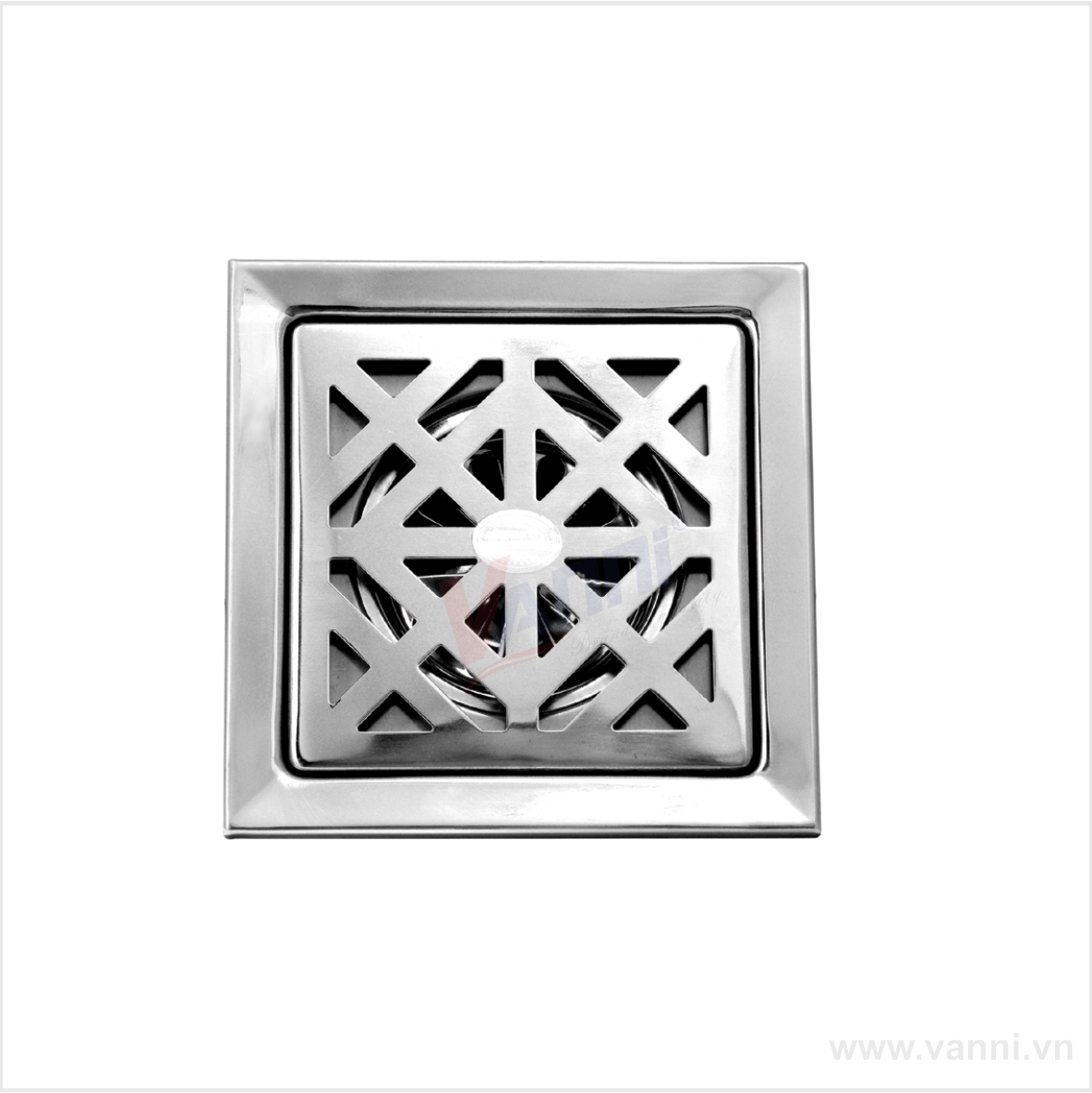Ga thoát sàn Vanni VN-LR6 Ø60 15×15 thoát mạnh, chống mùi tốt